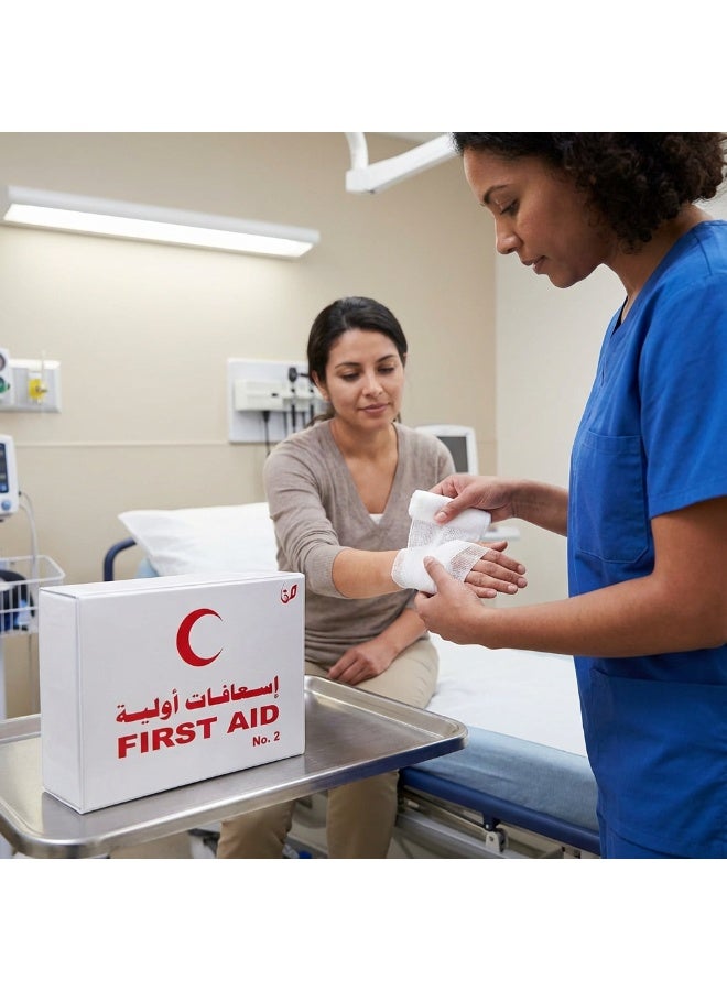 Safa First Aid Kit No. 2 to Provide Basic Medical Supplies To Treat Minor Injuries And Emergency Situations. - Image 3